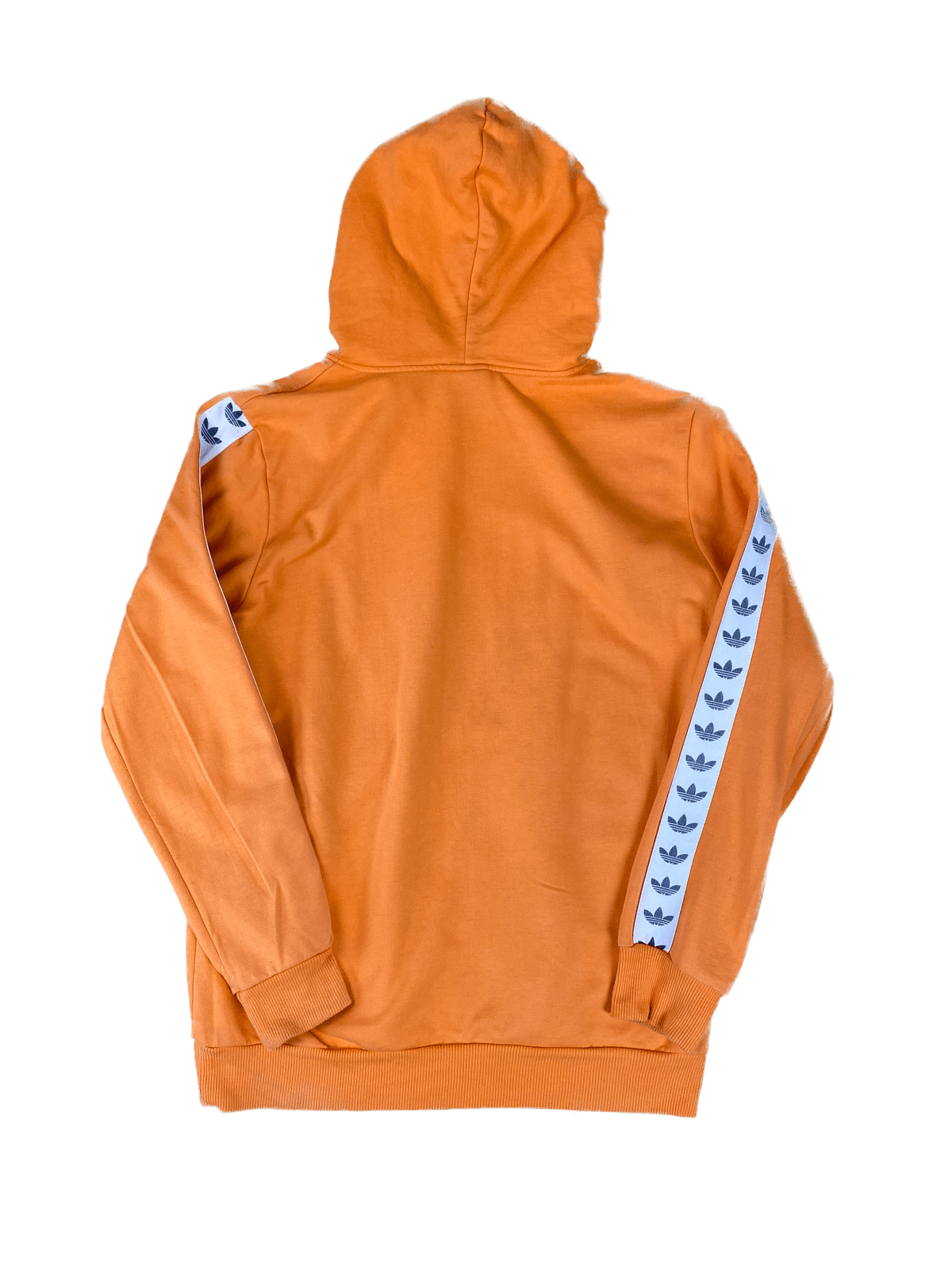 Adidas Hoodie Orange S - Lässiger sportlicher Damen Pullover Vintage Klamotten, Secondhand Klamotten, Retro Mode, Nachhaltige Mode, Einzigartige Stücke, Zeitlose Mode, Umweltfreundliche Kleidung, Stilvolle Secondhand Mode, Hochwertige Vintage Kleidung