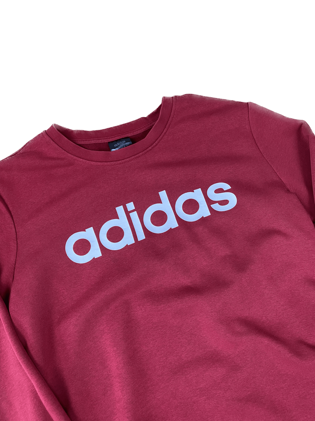 Adidas Sweater Weinrot M - Klassischer und Bequemer Sweater Vintage Klamotten, Secondhand Klamotten, Retro Mode, Nachhaltige Mode, Einzigartige Stücke, Zeitlose Mode, Umweltfreundliche Kleidung, Stilvolle Secondhand Mode, Hochwertige Vintage Kleidung