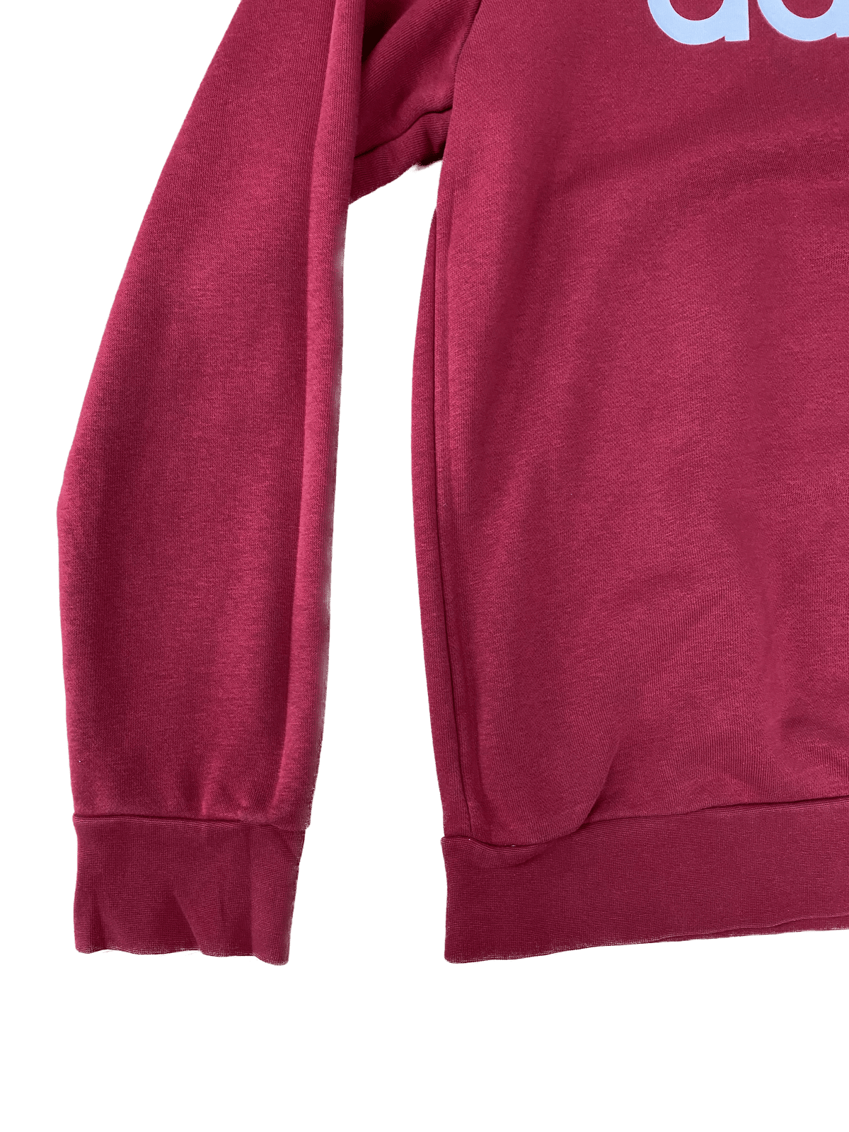 Adidas Sweater Weinrot M - Klassischer und Bequemer Sweater Vintage Klamotten, Secondhand Klamotten, Retro Mode, Nachhaltige Mode, Einzigartige Stücke, Zeitlose Mode, Umweltfreundliche Kleidung, Stilvolle Secondhand Mode, Hochwertige Vintage Kleidung