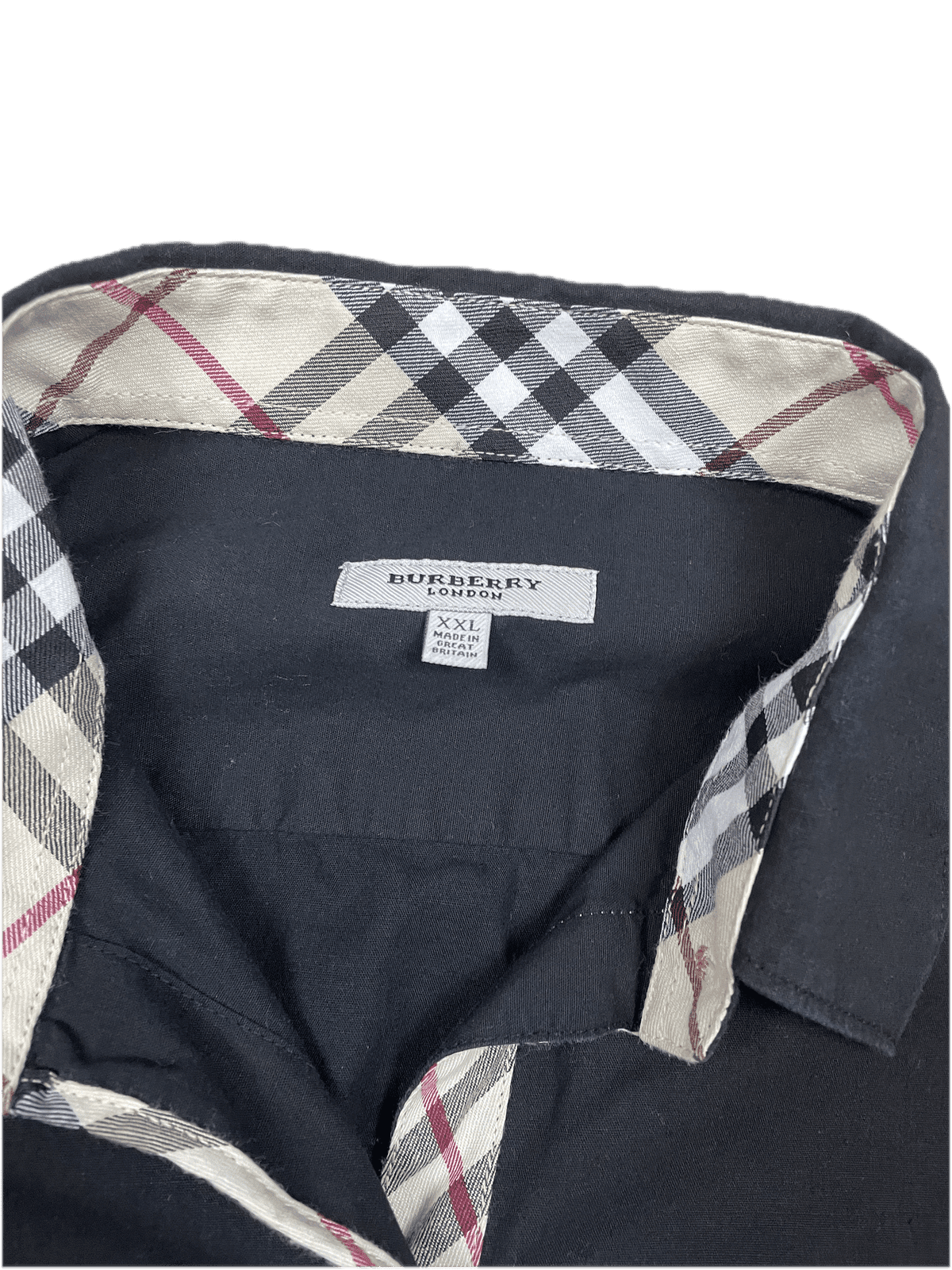 Burberry Hemd Bluse Schwarz S - Elegante und Stilvolle Bluse Vintage Klamotten, Secondhand Klamotten, Retro Mode, Nachhaltige Mode, Einzigartige Stücke, Zeitlose Mode, Umweltfreundliche Kleidung, Stilvolle Secondhand Mode, Hochwertige Vintage Kleidung