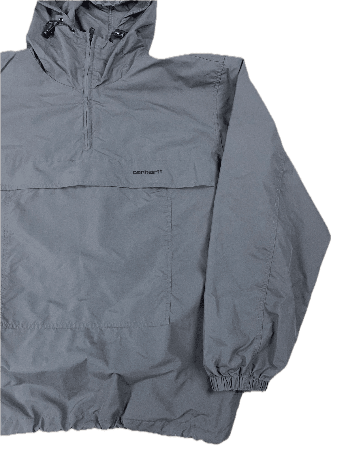 Carhartt Half-Zip Überziehjacke Grün XL - Robuste und Bequeme Jacke Vintage Klamotten, Secondhand Klamotten, Retro Mode, Nachhaltige Mode, Einzigartige Stücke, Zeitlose Mode, Umweltfreundliche Kleidung, Stilvolle Secondhand Mode, Hochwertige Vintage Kleidung