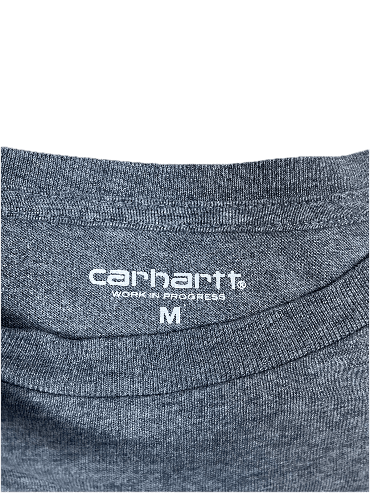 Carhartt Longsleeve Sweater Grau M - Dünner schlichter Herren Pullover Vintage Klamotten, Secondhand Klamotten, Retro Mode, Nachhaltige Mode, Einzigartige Stücke, Zeitlose Mode, Umweltfreundliche Kleidung, Stilvolle Secondhand Mode, Hochwertige Vintage Kleidung