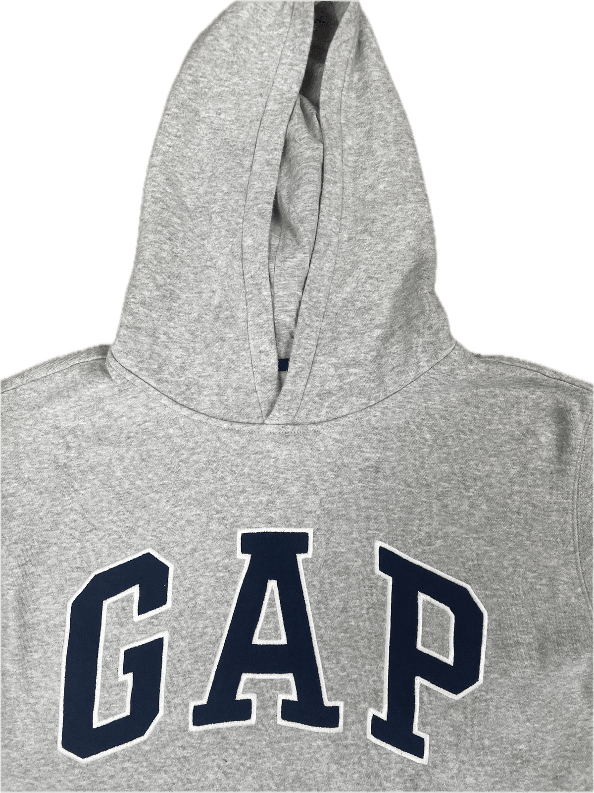 GAP Hoodie Grau M - Basic Lockerer Damen Pullover Vintage Klamotten, Secondhand Klamotten, Retro Mode, Nachhaltige Mode, Einzigartige Stücke, Zeitlose Mode, Umweltfreundliche Kleidung, Stilvolle Secondhand Mode, Hochwertige Vintage Kleidung