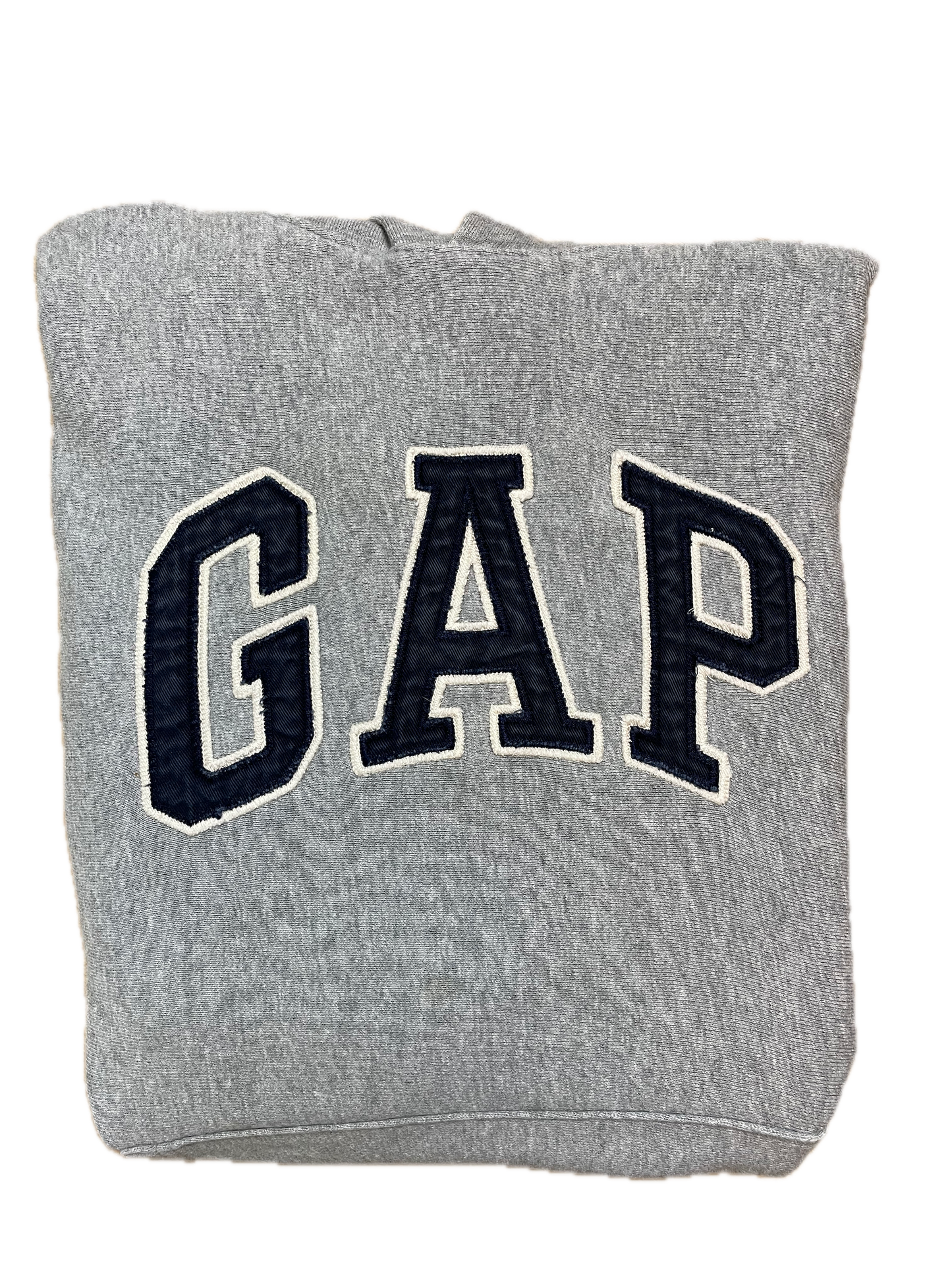 Vintage GAP Hoodie Grau S - Schlichter sportlicher Herren Pullover - Made in Russia