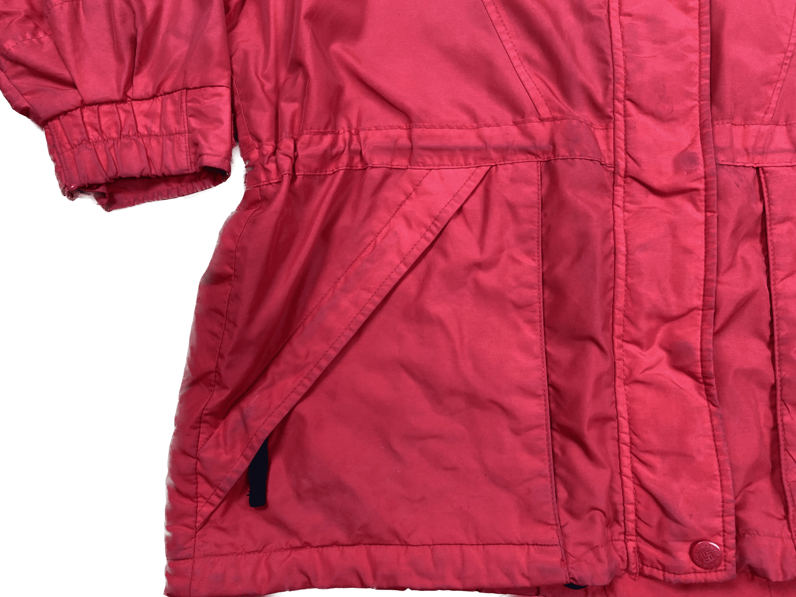 Vintage Columbia Double Whammy Regenjacke/Skijacke Rot XL - Funktionale und Bequeme Jacke Vintage Klamotten, Secondhand Klamotten, Retro Mode, Nachhaltige Mode, Einzigartige Stücke, Zeitlose Mode, Umweltfreundliche Kleidung, Stilvolle Secondhand Mode, Hochwertige Vintage Kleidung