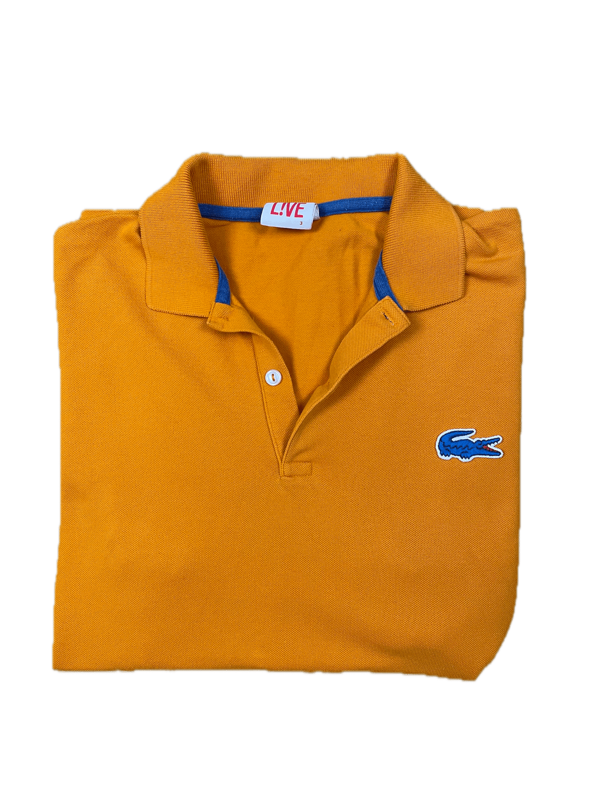 Lacoste Live Poloshirt Orange S - Klassisches und Bequemes Poloshirt Vintage Klamotten, Secondhand Klamotten, Retro Mode, Nachhaltige Mode, Einzigartige Stücke, Zeitlose Mode, Umweltfreundliche Kleidung, Stilvolle Secondhand Mode, Hochwertige Vintage Kleidung