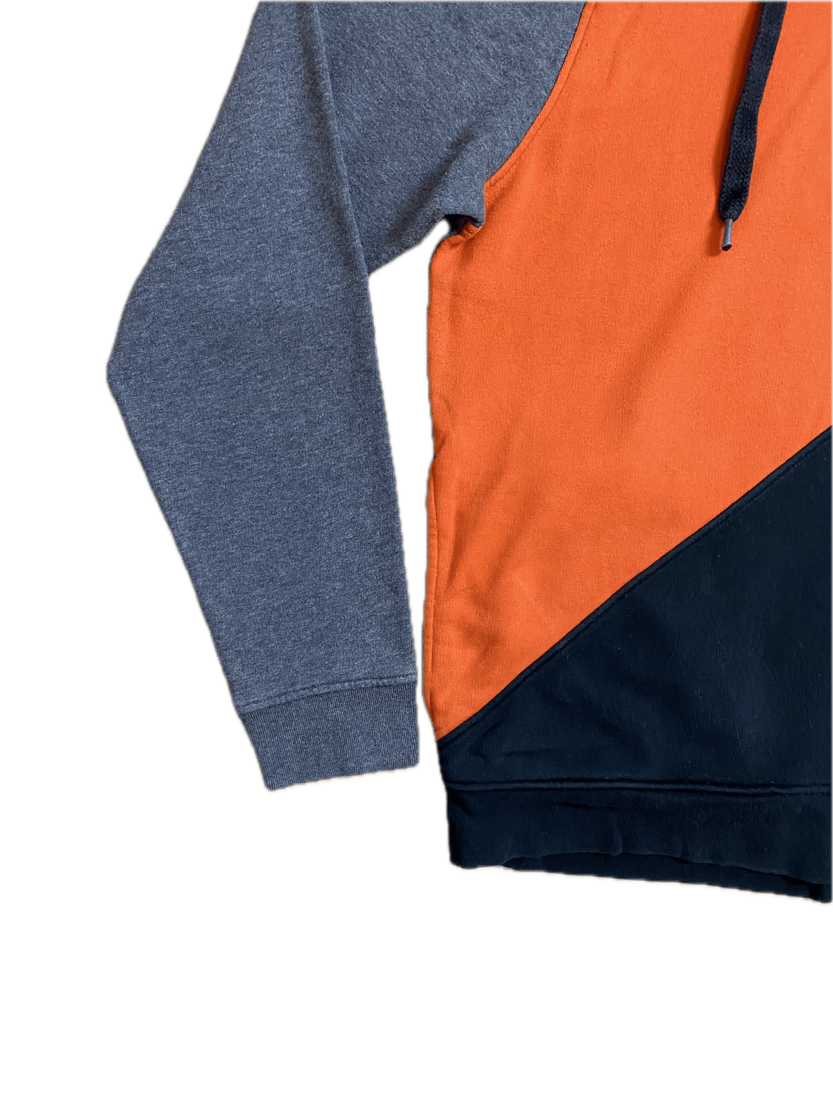 Lacoste Sport Hoodie Grau/Orange/Schwarz M - Schöner und Lockerer Pullover Vintage Klamotten, Secondhand Klamotten, Retro Mode, Nachhaltige Mode, Einzigartige Stücke, Zeitlose Mode, Umweltfreundliche Kleidung, Stilvolle Secondhand Mode, Hochwertige Vintage Kleidung