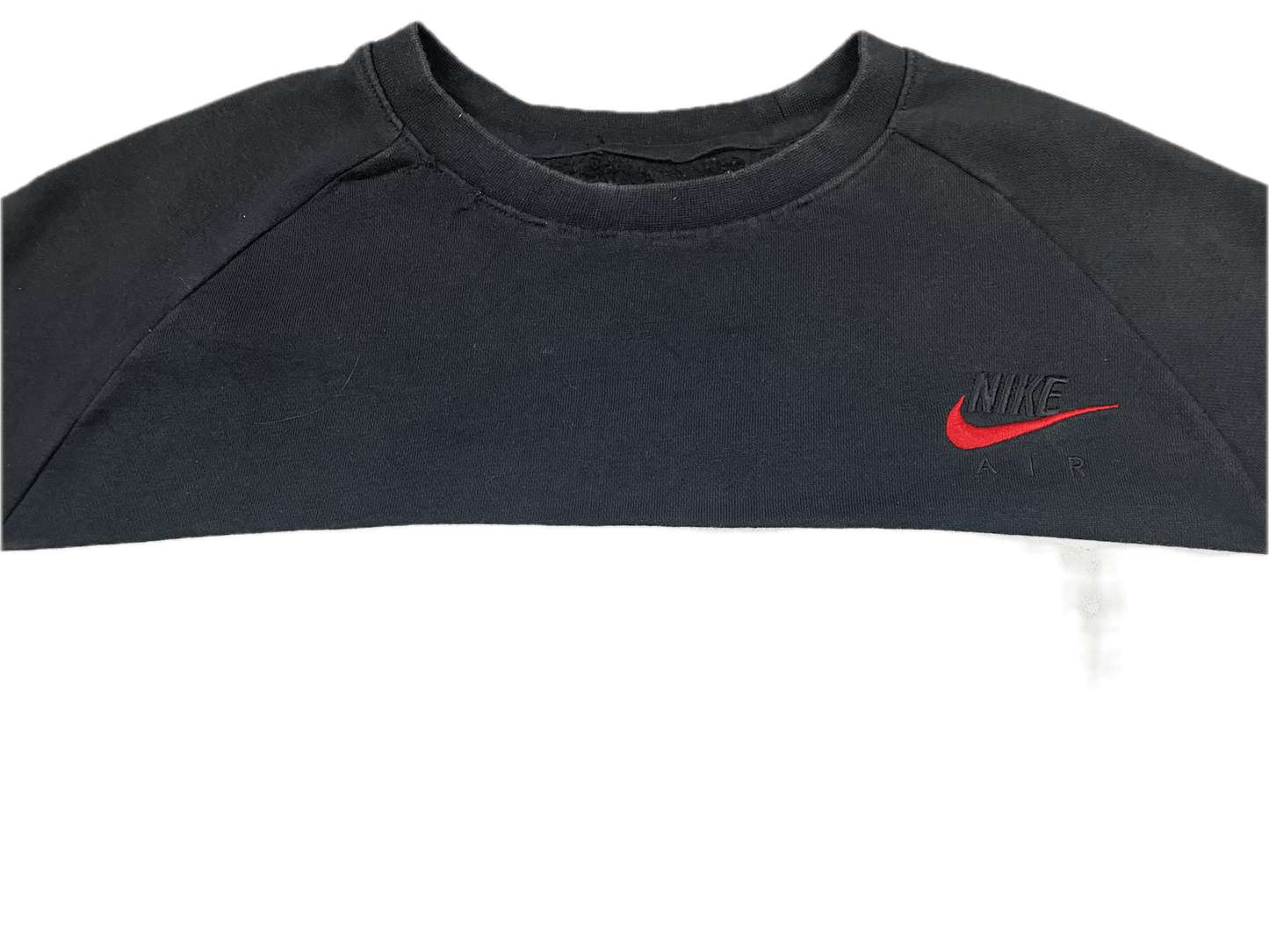 Nike Air Sweater Schwarz/Weiß XL - Sportlicher und Schlichter Herren Pullover Vintage Klamotten, Secondhand Klamotten, Retro Mode, Nachhaltige Mode, Einzigartige Stücke, Zeitlose Mode, Umweltfreundliche Kleidung, Stilvolle Secondhand Mode, Hochwertige Vintage Kleidung