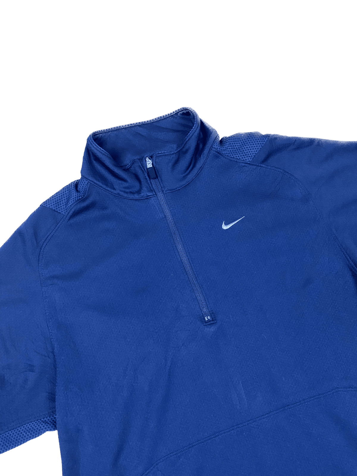 Nike Fit Half-Zip Sweater Vintage Klamotten, Secondhand Klamotten, Retro Mode, Nachhaltige Mode, Einzigartige Stücke, Zeitlose Mode, Umweltfreundliche Kleidung, Stilvolle Secondhand Mode, Hochwertige Vintage Kleidung