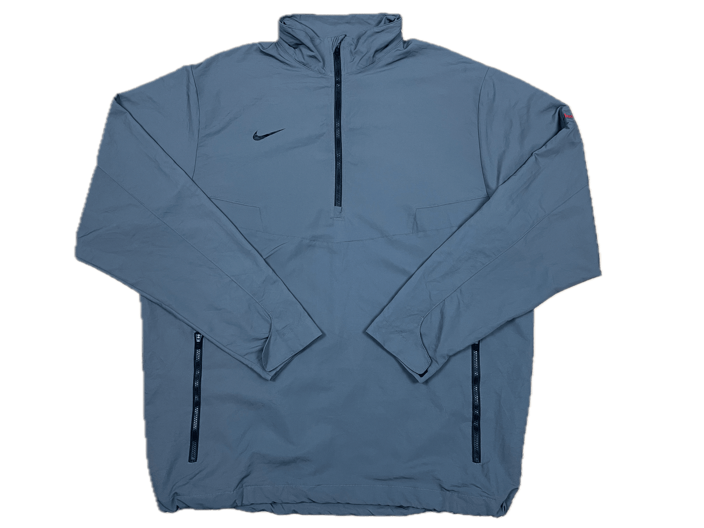 Nike Half-Zip Sweater Grau L - Sportlicher und Bequemer Sweater Vintage Klamotten, Secondhand Klamotten, Retro Mode, Nachhaltige Mode, Einzigartige Stücke, Zeitlose Mode, Umweltfreundliche Kleidung, Stilvolle Secondhand Mode, Hochwertige Vintage Kleidung