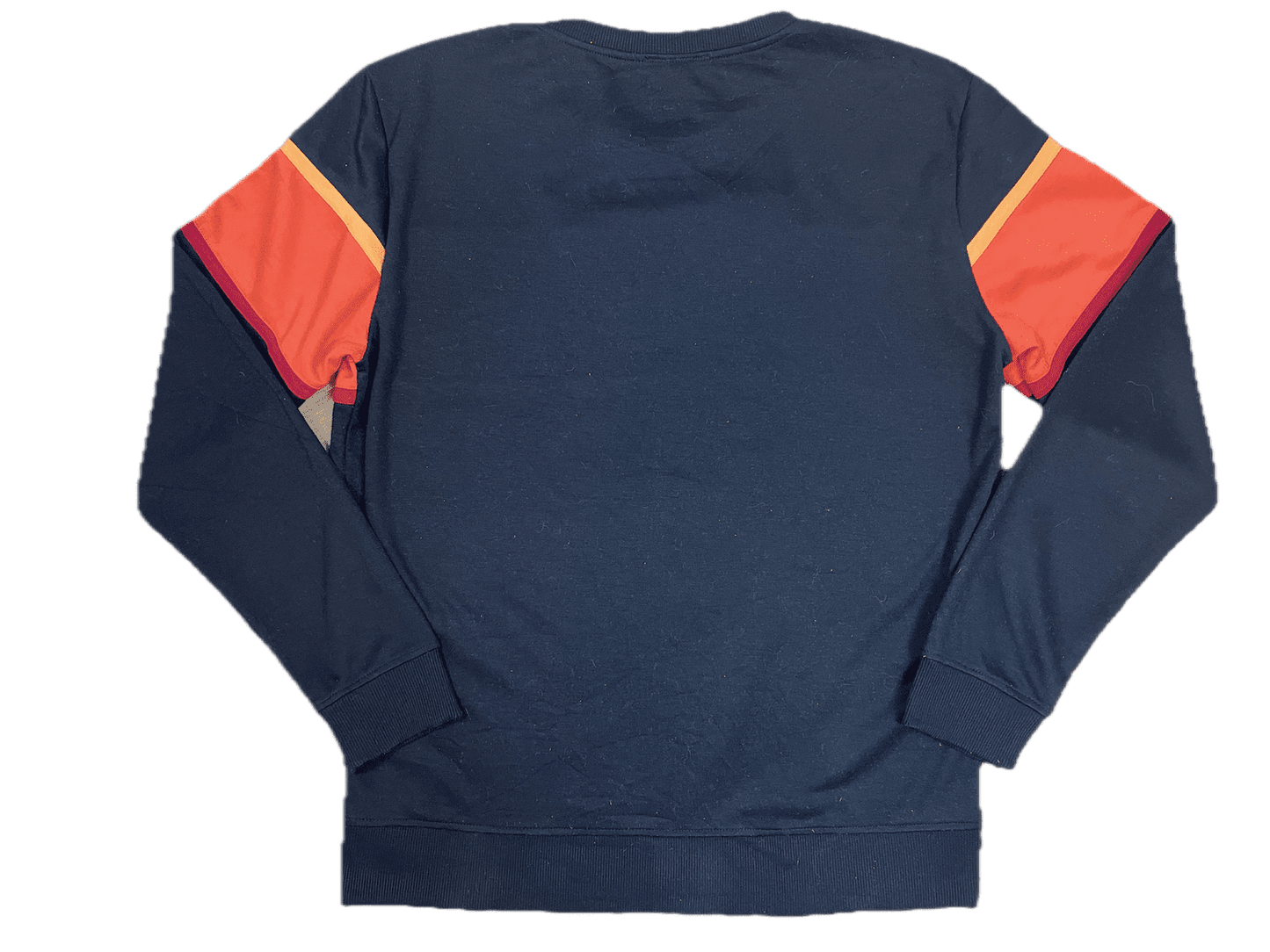 Nike Sweater Pullover Schwarz Orange L - Klassischer Vintage-Pullover für Herren Vintage Klamotten, Secondhand Klamotten, Retro Mode, Nachhaltige Mode, Einzigartige Stücke, Zeitlose Mode, Umweltfreundliche Kleidung, Stilvolle Secondhand Mode, Hochwertige Vintage Kleidung