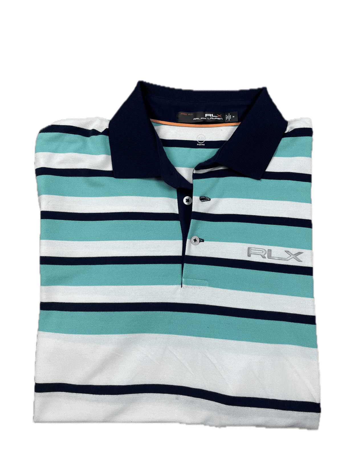 Rlx Ralph Lauren Poloshirt Weiß Blau M - Klassisches Vintage-Poloshirt Vintage Klamotten, Secondhand Klamotten, Retro Mode, Nachhaltige Mode, Einzigartige Stücke, Zeitlose Mode, Umweltfreundliche Kleidung, Stilvolle Secondhand Mode, Hochwertige Vintage Kleidung