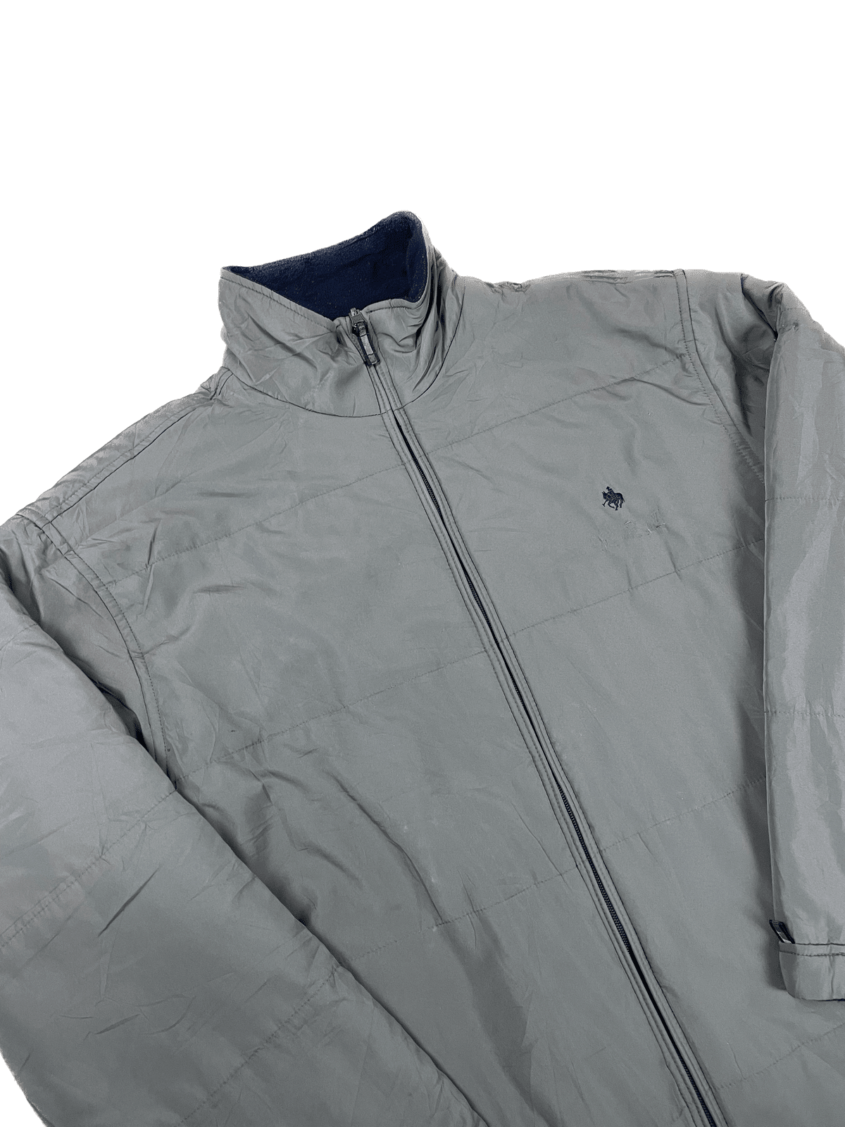 U.S. Polo Assn. Inside Out 2-in-1 Jacke Blau/Braun L - Funktionale und Stylische Jacke Vintage Klamotten, Secondhand Klamotten, Retro Mode, Nachhaltige Mode, Einzigartige Stücke, Zeitlose Mode, Umweltfreundliche Kleidung, Stilvolle Secondhand Mode, Hochwertige Vintage Kleidung