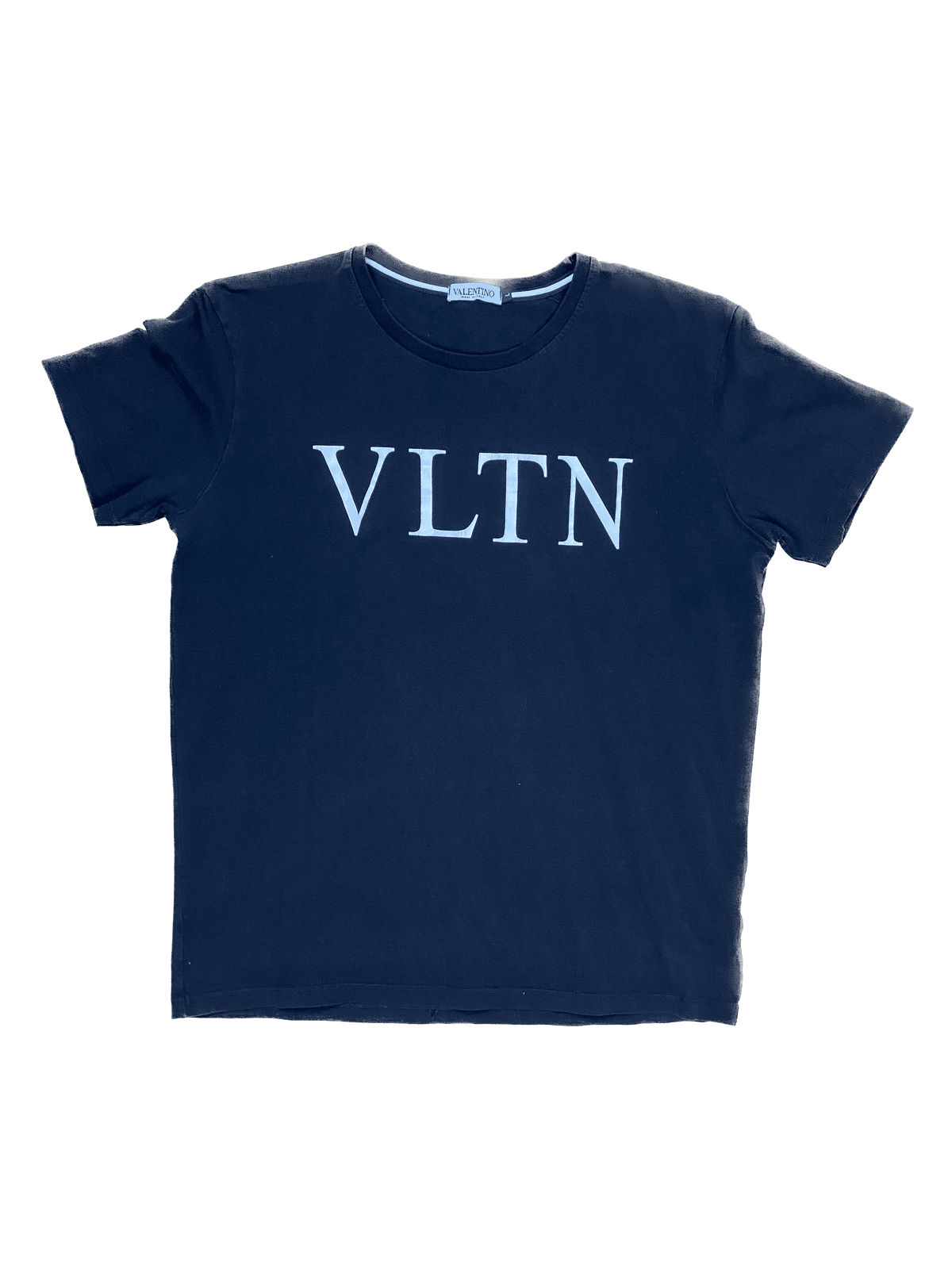 Valentino T-Shirt Made in Italy Schwarz L - Elegantes und Bequemes T-Shirt Vintage Klamotten, Secondhand Klamotten, Retro Mode, Nachhaltige Mode, Einzigartige Stücke, Zeitlose Mode, Umweltfreundliche Kleidung, Stilvolle Secondhand Mode, Hochwertige Vintage Kleidung