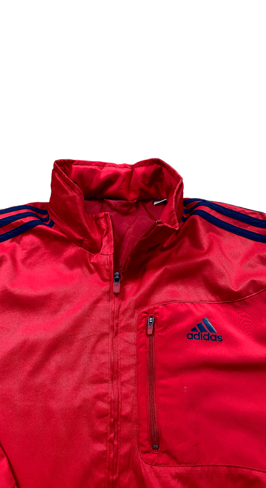 Adidas Trainingsjacke Rot S - Lockere Leichte Herren Jacke Vintage Klamotten, Secondhand Klamotten, Retro Mode, Nachhaltige Mode, Einzigartige Stücke, Zeitlose Mode, Umweltfreundliche Kleidung, Stilvolle Secondhand Mode, Hochwertige Vintage Kleidung