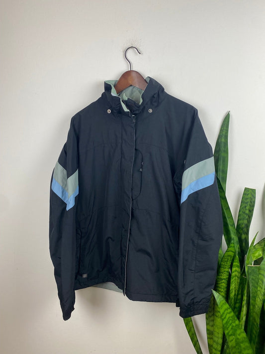 Columbia Jacke TRX Schwarz L - Funktionale und Bequeme Jacke Vintage Klamotten, Secondhand Klamotten, Retro Mode, Nachhaltige Mode, Einzigartige Stücke, Zeitlose Mode, Umweltfreundliche Kleidung, Stilvolle Secondhand Mode, Hochwertige Vintage Kleidung