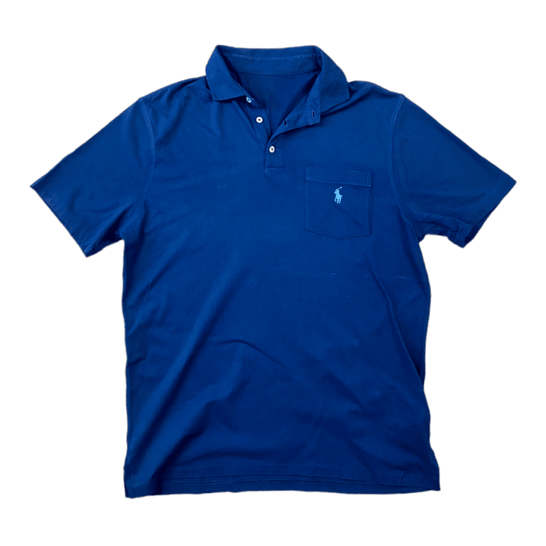 Ralph Lauren Poloshirt Dunkelblau L - Klassisches und Bequemes Poloshirt Vintage Klamotten, Secondhand Klamotten, Retro Mode, Nachhaltige Mode, Einzigartige Stücke, Zeitlose Mode, Umweltfreundliche Kleidung, Stilvolle Secondhand Mode, Hochwertige Vintage Kleidung