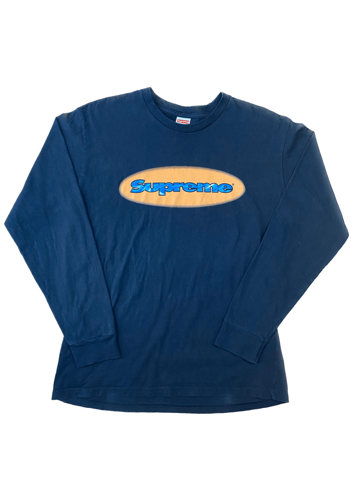 Supreme Longsleeve Sweater mit Echtheits-Zertifikat Schwarz M - Stylischer und Bequemer Sweater Vintage Klamotten, Secondhand Klamotten, Retro Mode, Nachhaltige Mode, Einzigartige Stücke, Zeitlose Mode, Umweltfreundliche Kleidung, Stilvolle Secondhand Mode, Hochwertige Vintage Kleidung